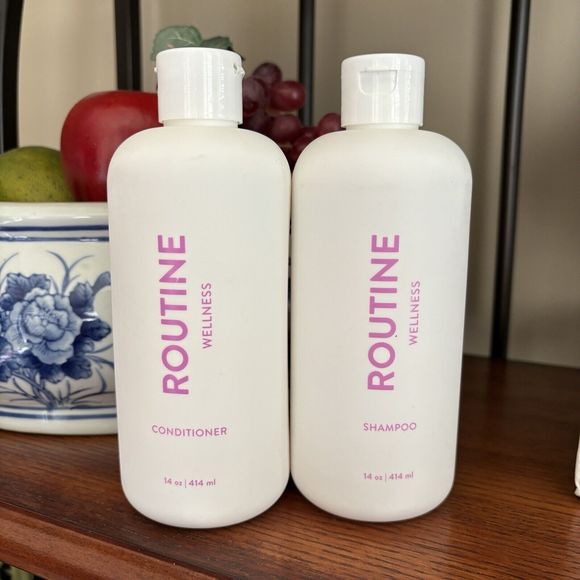 Routine Wellness ROSE HIPS 14oz Shampoo & Conditioner Combo - Full Size No pumps - Picture 1 of 7